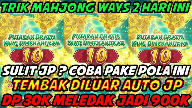 Mahjong Slot Adalah Pilihan Terbaik buat Pemula